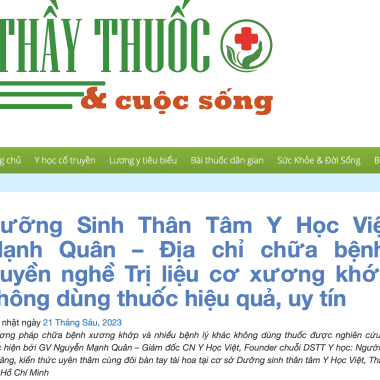 DỊCH VỤ THĂM KHÁM – TRỊ LIỆU TẠI NHÀ